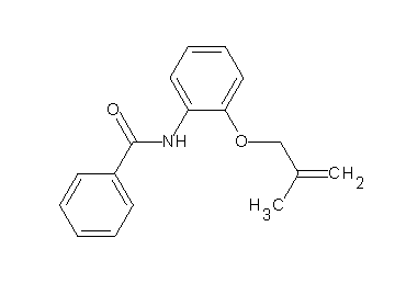 N-{2-[(2-methyl-2-propen-1-yl)oxy]phenyl}benzamide