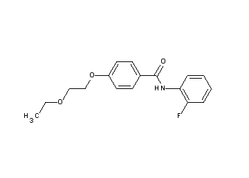 4-(2-ethoxyethoxy)-N-(2-fluorophenyl)benzamide