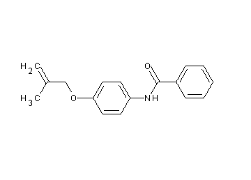 N-{4-[(2-methyl-2-propen-1-yl)oxy]phenyl}benzamide