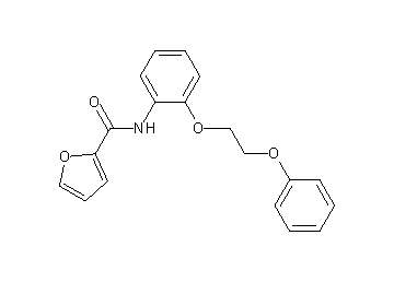 N-[2-(2-phenoxyethoxy)phenyl]-2-furamide - Click Image to Close