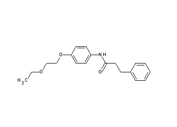 N-[4-(2-ethoxyethoxy)phenyl]-3-phenylpropanamide