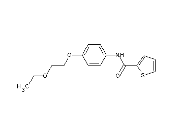 N-[4-(2-ethoxyethoxy)phenyl]-2-thiophenecarboxamide