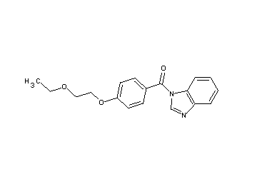 1-[4-(2-ethoxyethoxy)benzoyl]-1H-benzimidazole