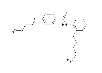 N-(2-butoxyphenyl)-4-(2-methoxyethoxy)benzamide