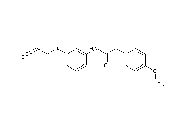 N-[3-(allyloxy)phenyl]-2-(4-methoxyphenyl)acetamide