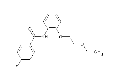 N-[2-(2-ethoxyethoxy)phenyl]-4-fluorobenzamide
