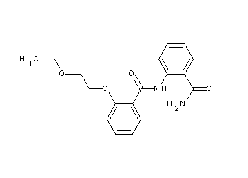 N-[2-(aminocarbonyl)phenyl]-2-(2-ethoxyethoxy)benzamide