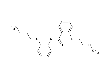 N-(2-butoxyphenyl)-2-(2-methoxyethoxy)benzamide