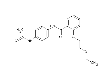 N-[4-(acetylamino)phenyl]-2-(2-ethoxyethoxy)benzamide