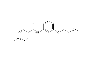 4-fluoro-N-(3-propoxyphenyl)benzamide