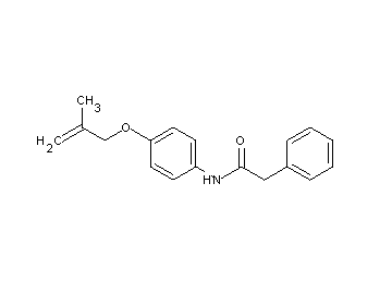N-{4-[(2-methyl-2-propen-1-yl)oxy]phenyl}-2-phenylacetamide