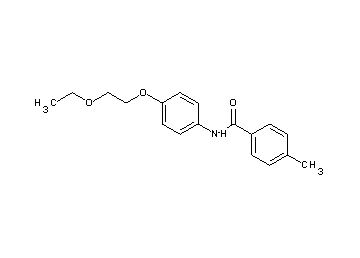 N-[4-(2-ethoxyethoxy)phenyl]-4-methylbenzamide