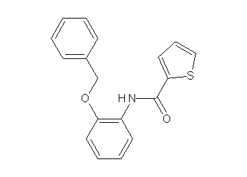 N-[2-(benzyloxy)phenyl]-2-thiophenecarboxamide