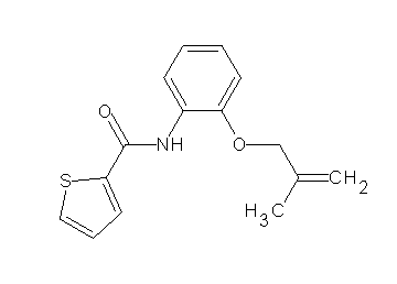 N-{2-[(2-methyl-2-propen-1-yl)oxy]phenyl}-2-thiophenecarboxamide