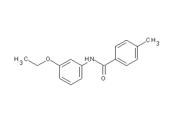 N-(3-ethoxyphenyl)-4-methylbenzamide - Click Image to Close
