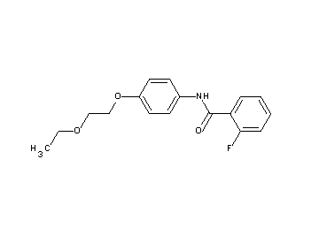 N-[4-(2-ethoxyethoxy)phenyl]-2-fluorobenzamide