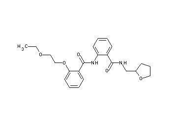 2-(2-ethoxyethoxy)-N-(2-{[(tetrahydro-2-furanylmethyl)amino]carbonyl}phenyl)benzamide