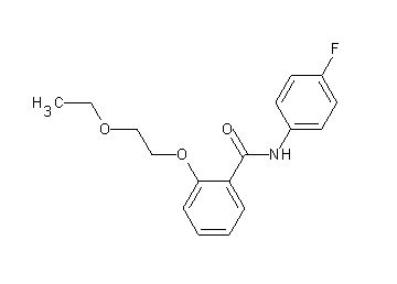 2-(2-ethoxyethoxy)-N-(4-fluorophenyl)benzamide 2-(2-ethoxyethoxy)-N-(4-fluorophenyl)benzamide
