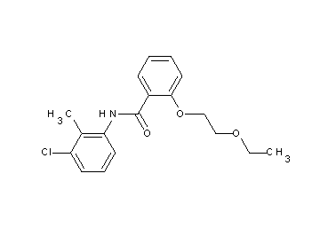 N-(3-chloro-2-methylphenyl)-2-(2-ethoxyethoxy)benzamide