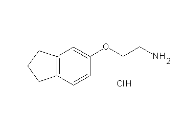 [2-(2,3-dihydro-1H-inden-5-yloxy)ethyl]amine hydrochloride