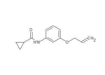 N-[3-(allyloxy)phenyl]cyclopropanecarboxamide
