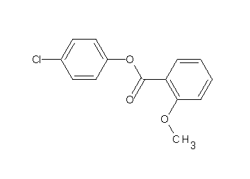 4-chlorophenyl 2-methoxybenzoate