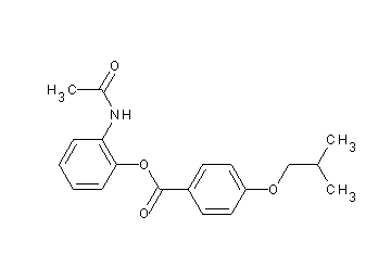 2-(acetylamino)phenyl 4-isobutoxybenzoate