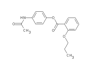 4-(acetylamino)phenyl 2-propoxybenzoate