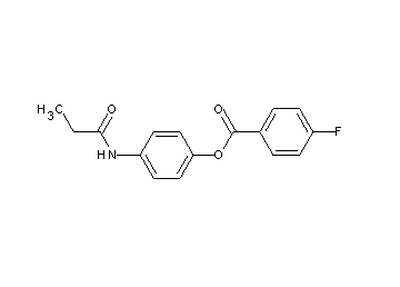 4-(propionylamino)phenyl 4-fluorobenzoate
