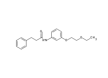 N-[3-(2-ethoxyethoxy)phenyl]-3-phenylpropanamide