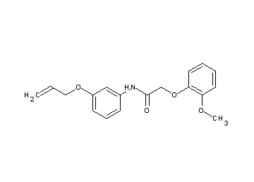 N-[3-(allyloxy)phenyl]-2-(2-methoxyphenoxy)acetamide