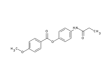 4-(propionylamino)phenyl 4-methoxybenzoate
