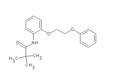 2,2-dimethyl-N-[2-(2-phenoxyethoxy)phenyl]propanamide