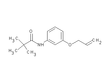 N-[3-(allyloxy)phenyl]-2,2-dimethylpropanamide