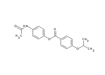 4-(acetylamino)phenyl 4-isopropoxybenzoate