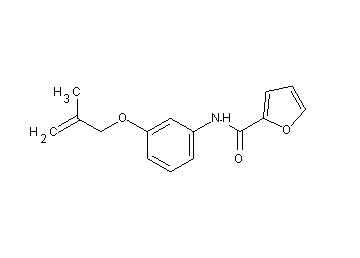 N-{3-[(2-methyl-2-propen-1-yl)oxy]phenyl}-2-furamide