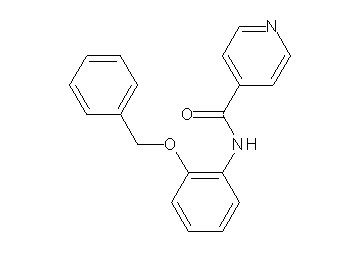 N-[2-(benzyloxy)phenyl]isonicotinamide