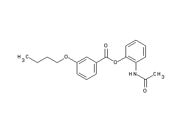 2-(acetylamino)phenyl 3-butoxybenzoate