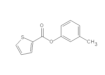 3-methylphenyl 2-thiophenecarboxylate 3-methylphenyl 2-thiophenecarboxylate