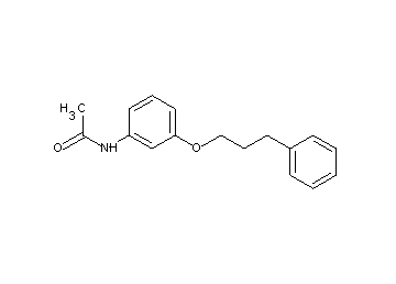N-[3-(3-phenylpropoxy)phenyl]acetamide