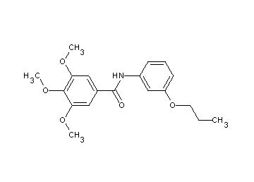 3,4,5-trimethoxy-N-(3-propoxyphenyl)benzamide