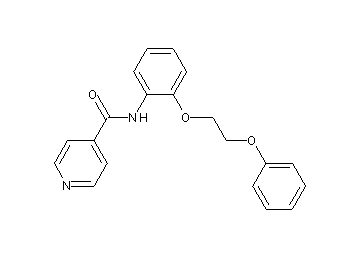 N-[2-(2-phenoxyethoxy)phenyl]isonicotinamide