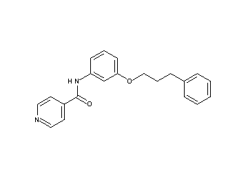 N-[3-(3-phenylpropoxy)phenyl]isonicotinamide