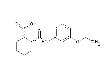 2-{[(3-ethoxyphenyl)amino]carbonyl}cyclohexanecarboxylic acid
