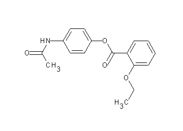 4-(acetylamino)phenyl 2-ethoxybenzoate