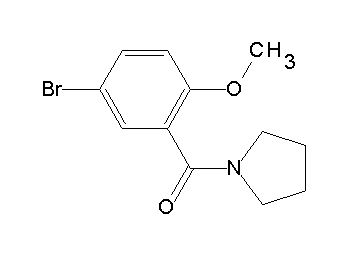 1-(5-bromo-2-methoxybenzoyl)pyrrolidine