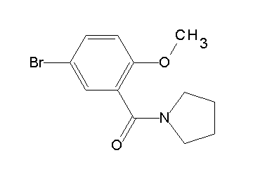 1-(5-bromo-2-methoxybenzoyl)pyrrolidine 1-(5-bromo-2-methoxybenzoyl)pyrrolidine