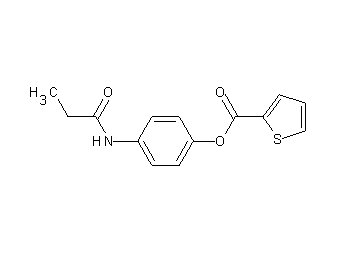 4-(propionylamino)phenyl 2-thiophenecarboxylate