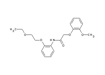 N-[2-(2-ethoxyethoxy)phenyl]-2-(2-methoxyphenoxy)acetamide