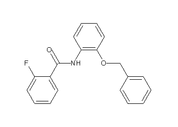 N-[2-(benzyloxy)phenyl]-2-fluorobenzamide